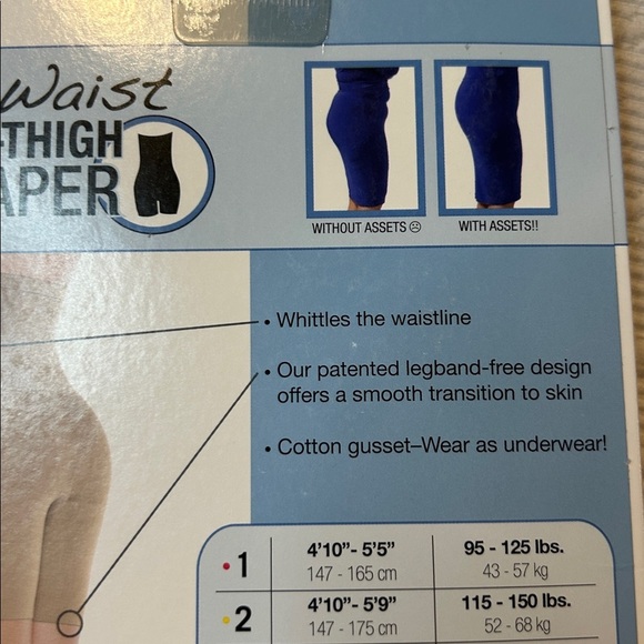Spanx ASSETS by Sara Blakely Hi-Waist Shaper in Nude. NWT. Size 3 - Picture 5 of 6
